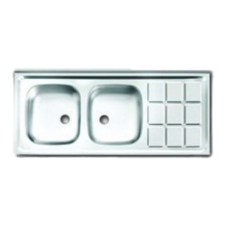 سینک ظرفشویی اخوان روکار کد 120 در 60